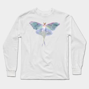 Night luna moth Long Sleeve T-Shirt